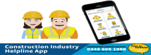 Construction Industry Helpline App for mental health support.